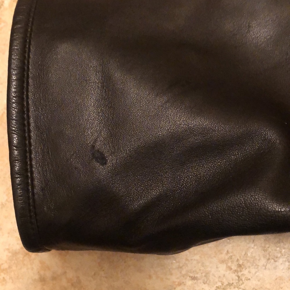Vintage Coach- Excellent condition Mens lined leather jacket XL Black - Picture 7 of 8